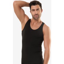 Öztaş Erkek Elegant Modal Siyah Atlet 3 Lü