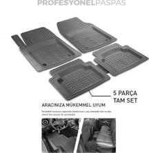 My Jasmin Dacia Logan  2011 3D Havuzlu Pro Siyah Paspas