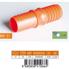 Stihl 1.1/2" Hortum Eki Plastik MD31