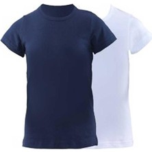 Blackspade Erkek Çocuk Atlet 2'li Paket 9397 - Beyaz Lacivert