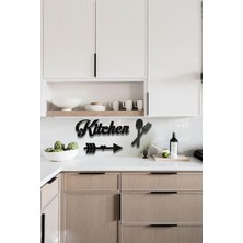 Medizzone Duvar Dekoru Kitchen Temalı Lazer Kesim Mdf Tablo Seti 3 Parça