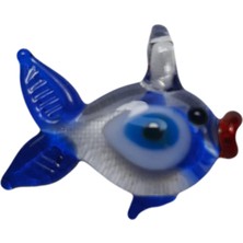 Ebrar's Art Murano Cam Balık(Nazar Boncuk) Kolye Ucu