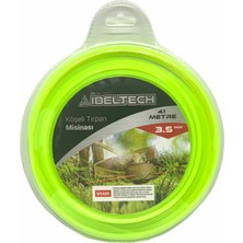 İbeltech Köşeli Tırpan Misinası 3.5 mm 41 Metre Çim Biçme Misinası
