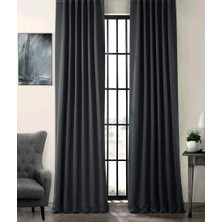 Arolife Taç Antrasit Gri Karartma Güneşlik Fon Perde