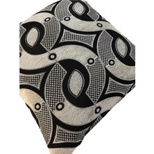 Pıllows Store Geometrik Desenli Beyaz Kırlent Kılıfı 45CM*45CM