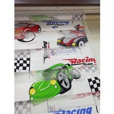 Elis Perde Racing Team Arabalı Baskılı Çocuk Odası Zebra Stor Perde