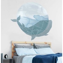 Kt Grup Boho Okyanus ve Balina Duvar Sticker