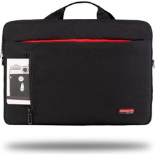 Classone TL4000 Workout 15.6 “su Geçirmez Kumaş ,macbook Mac Air, Notebook, Laptop El Çantası-Siyah