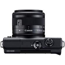 Canon EOS M200 Kit Fotoğraf Makinesi (SD Kart Hediyeli) (Canon Eurasia Garantili)