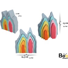 Bee Smart Waldorf Mağara Kemeri - Doğal Ahşap Eğitici Bee Smart
