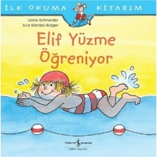 İnci Saçlarını Yıkıyor - Elif Yüzme Öğreniyor - Ata Binmeyi Öğreniyor + Boyama Kitabı