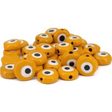 Flea Market 10 Adet Renkli Danagöz Boncuk