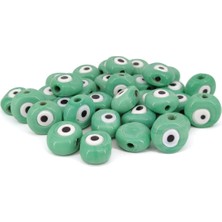 Flea Market 10 Adet Renkli Danagöz Boncuk