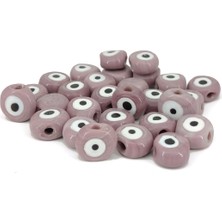 Flea Market 10 Adet Renkli Danagöz Boncuk