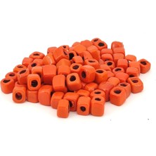 Flea Market 20 Adet Kare Cam Boncuk ( orta boy - 1cm )