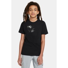 Qivi Muse Band Baskılı Unisex Çocuk Siyah T-Shirt