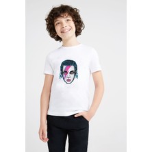 Qivi Stranger Things The Bitchin Baskılı Unisex Çocuk Beyaz T-Shirt