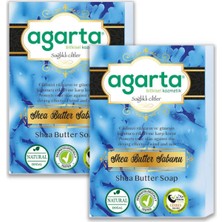 Agarta Doğal El Yapımı Shea Butter Sabunu 150 gr x 2 Adet