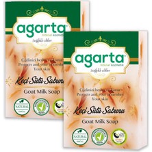 Agarta Doğal El Yapımı Keçi Sütü Sabunu 150 gr x 2 Adet