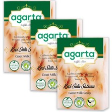 Agarta Doğal El Yapımı Keçi Sütü Sabunu 150 gr x 3 Adet