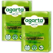 Agarta Doğal El Yapımı Zeytinyağlı Sabun 150 gr x 2 Adet