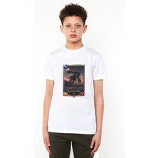 Qivi Granadero De La Legion Baskılı Unisex Çocuk Beyaz T-Shirt