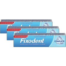 Fixodent Complete Ferah Diş Protez Yapıştırıcı Krem 47 gr x 3