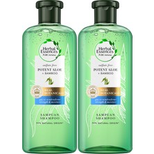 Herbal Essences Sülfatsız  Güç ve Nem Aloe + Bambu  şampuan 380 ml X2