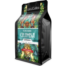 Livy Coffee Colombia Supremo Yöresel Filtre Kahve 250 gr