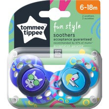 Tommee Tippee 2x Fun Emzik 6-18 Ay Lacivert