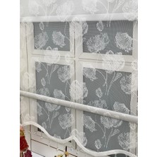Yazar Home Çift Mekanizmalı Boncuklu Tül Stor Perde - 3554