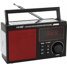 Hobimtek NS-2036S Solar Bluetooth Radyo Güneş Enerjili Gece Lambalı 19 cm