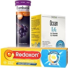 Sambucol Efv + Ocean D3+K2 Damla + Redoxon_efv Tablet