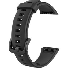 Microsonic Huawei Honor Band 6 Kordon, Silicone Sport Band Siyah
