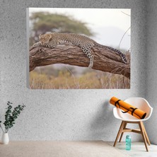 Deko Gonya Leopar Dekoratif Kanvas Tablo