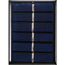 Gahome 0.3 W 3 V Mini Güneş Paneli Polikristal Silikon Küçük (Yurt Dışından)