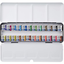 Winsor & Newton Winsor Newton Cotman Suluboya Seti 24 Renk Metal Kutu