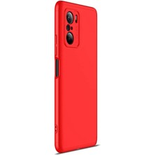 Microsonic Xiaomi Mi 11I Kılıf Double Dip 360 Protective Kırmızı