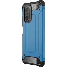 Microsonic Xiaomi Mi 11I Kılıf Rugged Armor Mavi