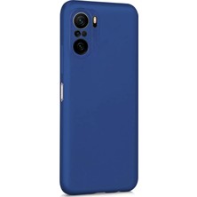 Microsonic Matte Silicone Xiaomi Mi 11I Kılıf Lacivert