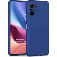 Microsonic Matte Silicone Xiaomi Mi 11I Kılıf Lacivert