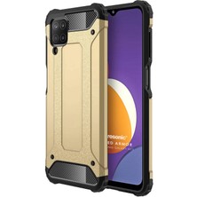 Microsonic Samsung Galaxy M12 Kılıf Rugged Armor Gold