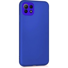 Microsonic Matte Silicone Xiaomi Mi 11 Lite Kılıf Mavi