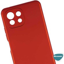 Microsonic Matte Silicone Xiaomi Mi 11 Lite Kılıf Lacivert