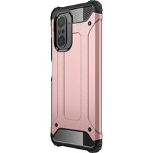 Microsonic Xiaomi Redmi K40 Pro Kılıf Rugged Armor Rose Gold