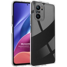 Microsonic Xiaomi Redmi K40 Pro Kılıf Transparent Soft Beyaz