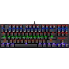 Redragon K552-KR Kumara Rainbow Red Switch Mekanik Kablolu Oyuncu Klavye