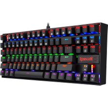 Redragon K552-KR Kumara Rainbow Red Switch Mekanik Kablolu Oyuncu Klavye