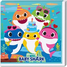 Süsle Bebek ve Parti Baby Shark Peçete - 16 Adet