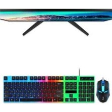 Snexpres 3in1 Klavye ve Mouse Seti Gaming Oyuncu Mikrofonlu Kulaklık